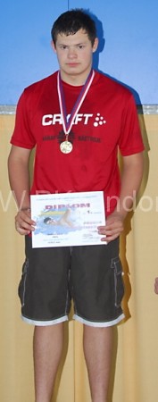 Jakub Burian 100m kraul 1. místo - Letní přebor Středočeského kraje žactva, Kladno